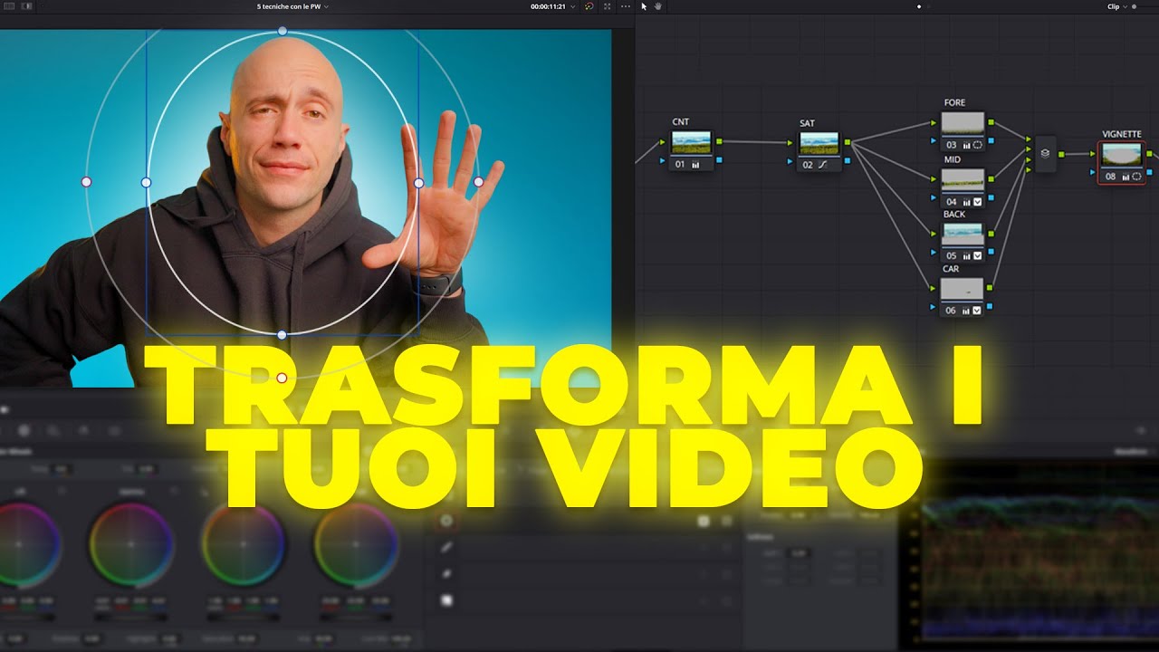 5 tecniche da PRO con le maschere di Davinci Resolve