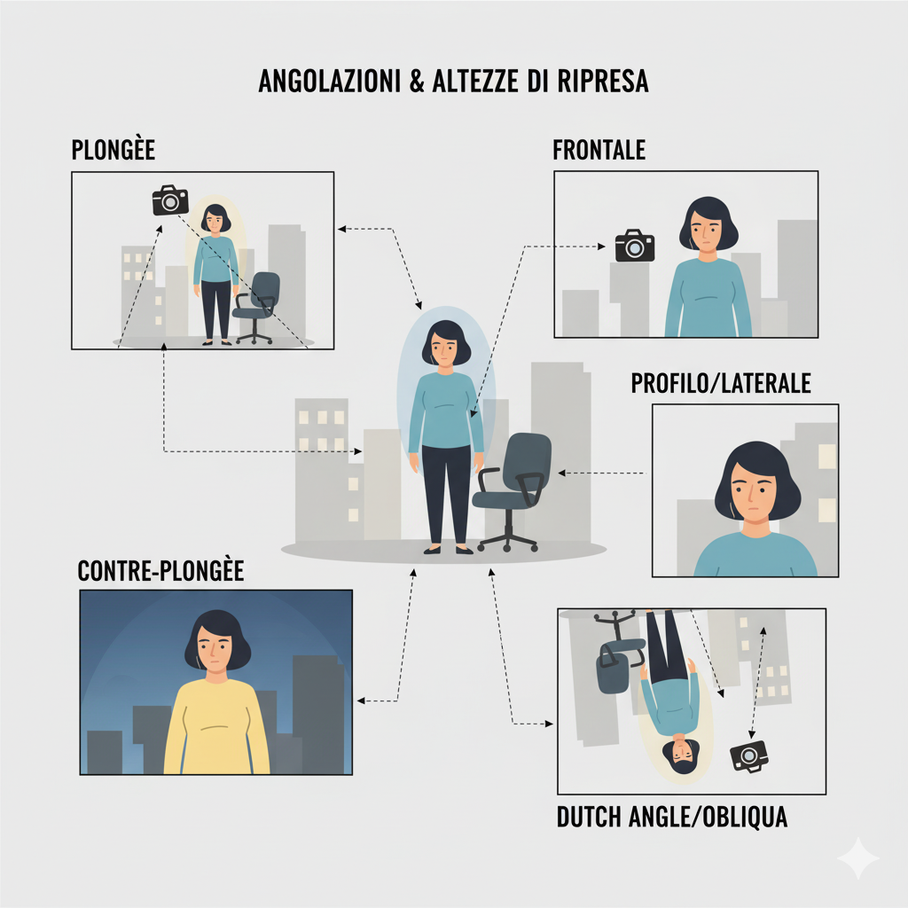 2.3 Angolazione, Inclinazione e Altezza della Ripresa